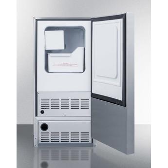 Summit BIM25H32 16 Inch Freestanding and Built-In Ice Maker — thumbnail 4